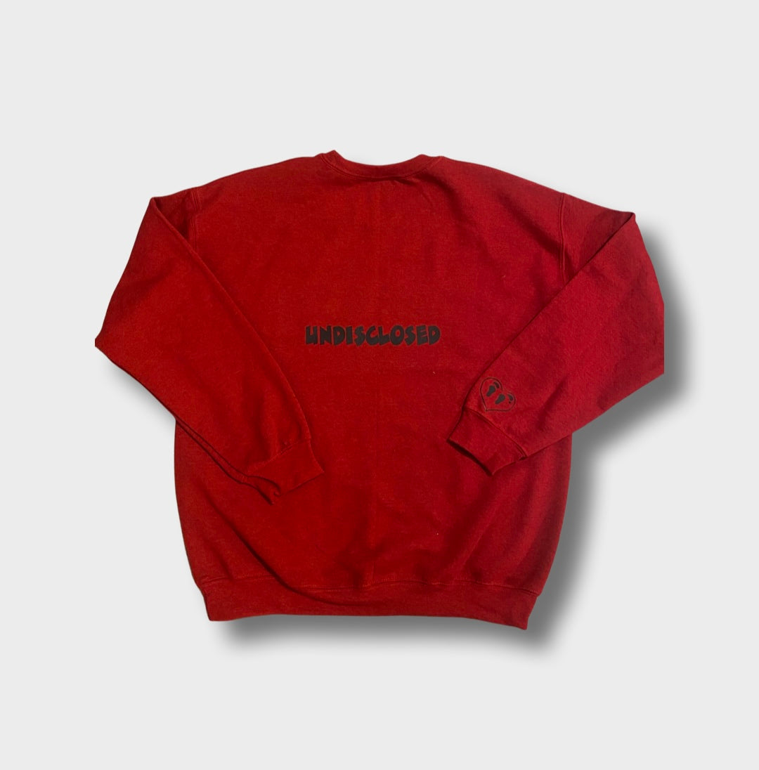 Red Heart Crew Neck